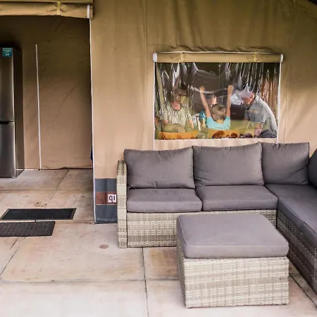 Safari Tent With Its Own Sanitary Facilities On A On The Gulperberg *